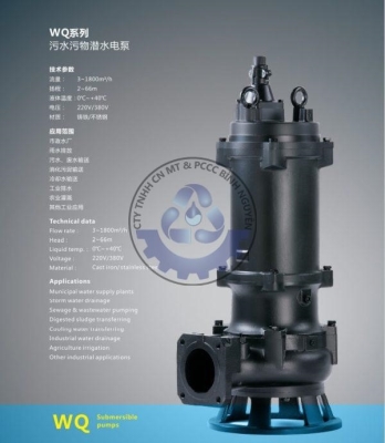 Máy Bơm Chìm Nước Thải CNP 65WQ30-25-5.5(I)