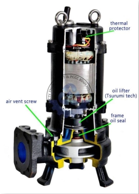 Máy Bơm Nước Thải CNP 65WQ40-10-3(I)