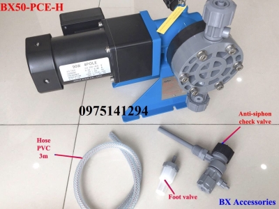 Bơm Định Lượng Hóa Chất Nikkiso BX50 PVC