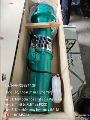 Bơm thả chìm trục đứng 50QY15-26-2.2/380V